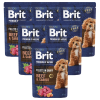 Brit Premium Adult Beef&Carrot Fillets in Gravy Mokra Karma z wołowiną dla psa 24x85g (sos) PAKIET