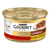 Gourmet Gold Kot Mokra Karma z wołowiną i kurczakiem i pomidorami (sos) 85g