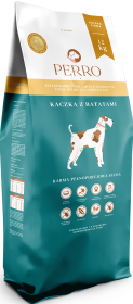 Perro Sucha Karma z kaczką i batatami  dla psa 12kg