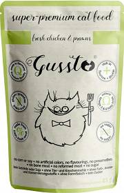 Gussto Fresh Kot Chicken & Prawns Mokra Karma z kurczakiem 85g