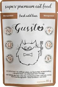 Gussto Fresh Kot Wild Boar Mokra Karma z dziczyzną 85g