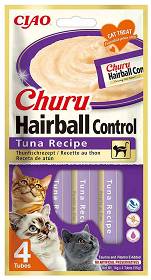 Inaba Ciao Churu Hairball Control Recipe Tuna Przysmak dla kota 4x14g