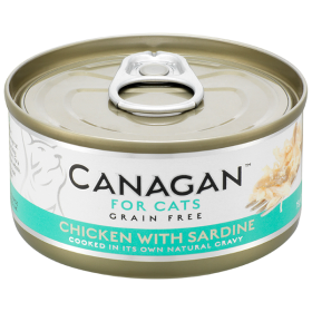 Canagan Kot Chicken with Sardine Mokra Karma z kurczakiem i sardynką dla kota 75g