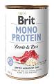 Brit Mono Protein Pies Lamb & Rice Mokra Karma z jagnięciną i ryżem 400g