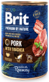 Brit Premium by Nature Pies Pork with Trachea Mokra karma z wieprzowiną 400g