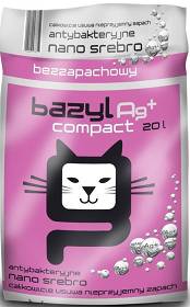 Bazyl Ag+ Compact Żwirek bentonitowy bezzapachowy poj. 20l