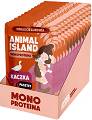 Animal Island Monoproteinowa Mokra Karma z kaczką w pasztecie dla kota 10x100g PAKIET
