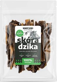 Uniszki Przysmak Skóra dzika dla psa 100g
