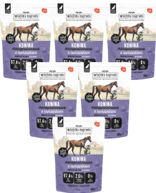 Wiejska Zagroda Mokra Karma Monoproteinowa z koniną dla psa 5x500g PAKIET SASZETKA