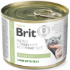 Brit Veterinary Diet Kot Diabetes Lamb&Pea Mokra Karma z jagnięciną 200g