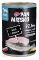 Pan Mięsko Pies Adult Mokra Karma z indykiem i dorszem dla psa 400g