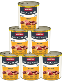 Animonda Pies GranCarno Adult Mokra Karma z wieprzowiną indykiem 6x800g PAKIET