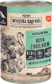 Wiejska Zagroda Pies Mokra Karma z indykiem królikiem 400g
