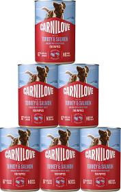 Carnilove Pies Puppy Turkey&Salmon Mokra Karma z indykiem i łososiem 6x400g PAKIET