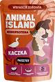 Animal Island Monoproteinowa Mokra Karma z kaczką w pasztecie dla kota 100g