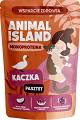Animal Island Monoproteinowa Mokra Karma z kaczką w pasztecie dla kota 100g