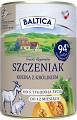 Baltica Pies Smaki Regionów Puppy Mokra Karma z koziną i królikiem dla szczeniaka 400g