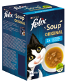 Felix Kot Soup Original Mokra karma Rybne smaki dla kota 6x48g [Data ważności 05.2024]