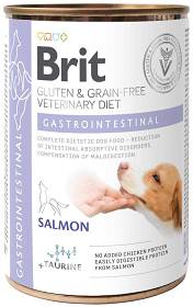 Brit Veterinary Diet Pies Gastrointestinal Salmon Mokra Karma z łososiem 400g
