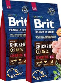 Brit Premium by Nature Pies Large & Extra Large Senior Sucha Karma 2x15kg DWU-PAK