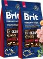 Brit Premium by Nature Pies Large & Extra Large Senior Sucha Karma 2x15kg DWU-PAK