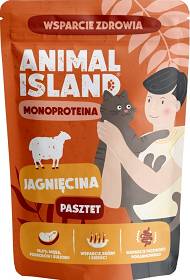 Animal Island Monoproteinowa Mokra Karma z jagnięciną w pasztecie dla kota 100g