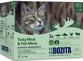 Bozita Kot Tasty Meat & Fish Menu Mokra Karma w galaretce mix smaków 12x85g