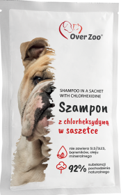 Over Zoo Vetline Chlorhexidine Shampoo Szampon pielęgnacyjny dla psa i kota 20ml SASZETKA