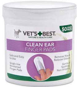 Vet's Best Clean Ear Finger Pads Czyściki do uszu 50szt.