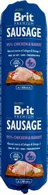 Brit Premium Pies Sausage Chicken & Rabbit  Mokra Karma z kurczakiem i królikiem 800g