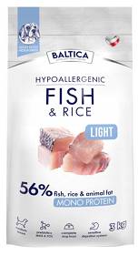 Baltica Hypoallergenic Light Adult Medium Fish&Rice Sucha Karma dla psa 3kg