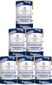 Perro Fish Mokra Karma z Morszczukiem i batatem dla psa 6x400g PAKIET