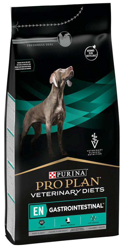 Purina Veterinary Diets Canine EN Gastro Intestinal Sucha Karma 2x12kg ...