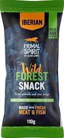 Primal Spirit Iberian Wild Forest Snack Przysmaki z wieprzowiną i indykiem dla psa 110g