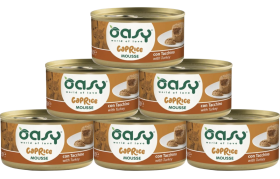 Oasy Caprice Mousse with Turkey Mokra Karma z indykiem dla kota 6x85g PAKIET