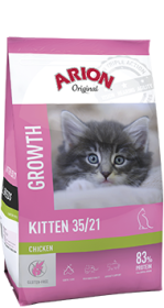 Arion Original Kot Kitten 35/21 Chicken Sucha Karma z kurczakiem 2kg