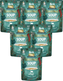 Brit Care Cat Soup with Beef Mokra Karma z wołowiną dla kota 15x75g ŚWIĄTECZNA EDYCJA