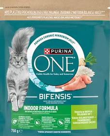 Purina ONE Kot Indoor Sucha Karma z indykiem 750g