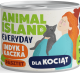 Animal Island Everyday Kitten Mokra Karma z indykiem i kaczką w pasztecie dla kociąt 185g
