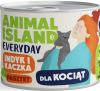 Animal Island Everyday Kitten Mokra Karma z indykiem i kaczką w pasztecie dla kociąt 185g