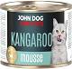 John Dog for Cats Adult Kangaroo Mousse Mokra Karma z kangurem dla kota 200g