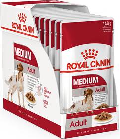 Royal Canin Pies Medium Adult Mokra Karma 10x140g PAKIET