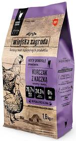 Wiejska Zagroda Kot Sucha Karma z kurczakiem i kaczką 1.6kg