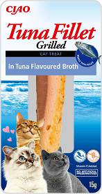 Inaba Ciao Tuna Fillet in Tuna Flavoured Broth przysmak 25g