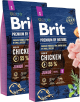 Brit Premium by Nature Pies Small Junior Sucha Karma 2x8kg DWU-PAK