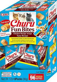Inaba Ciao Churu Fun Bites Chicken with Tuna Recipe Przysmak dla kota 8x12g