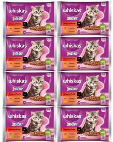 Whiskas Kot Junior Klasyczne Posiłki Mokra Karma (sos) 8x(4x85g) PAKIET