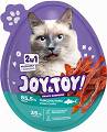 JOY&TOY CAT Jajko Niespodzianka Przysmak z tuńczykiem + zabawka 2w1 dla kota