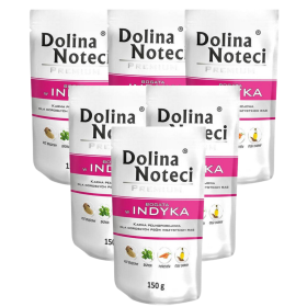 Dolina Noteci Premium Adult Mokra karma z indykiem dla psa 10x150g PAKIET