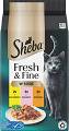 Sheba Fresh&Fine in Gravy Mokra Karma z kurczakiem, łososiem i indykiem w sosie dla kota 6x50g